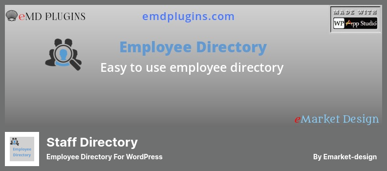 Complemento de directorio de personal - Directorio de empleados para WordPress