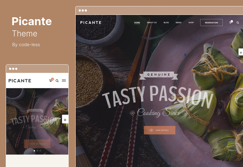 Tema Picante - Tema de WordPress para restaurante