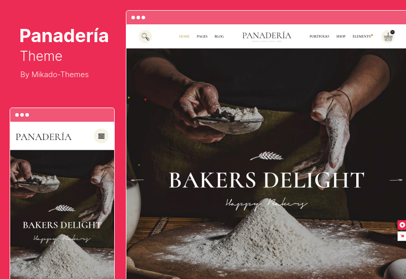 Panaderia 主題 - 麵包糕點店 WordPress 主題