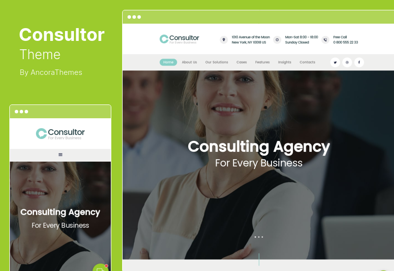 Consultor Theme – Ein Business Financial Advisor WordPress Theme