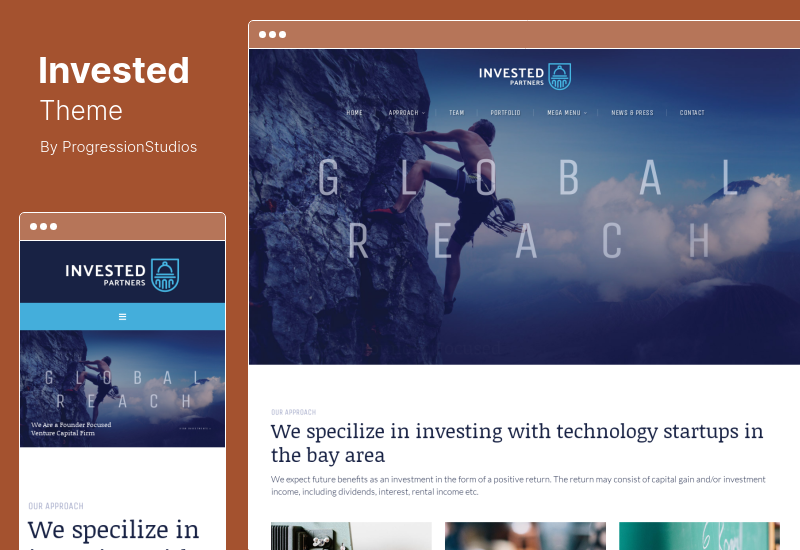 Investiertes Theme – Venture Capital Investment WordPress Theme