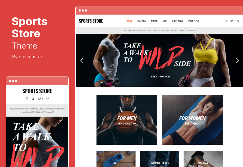 Tema para tienda de deportes - Tema de WooCommerce para deportes y fitness