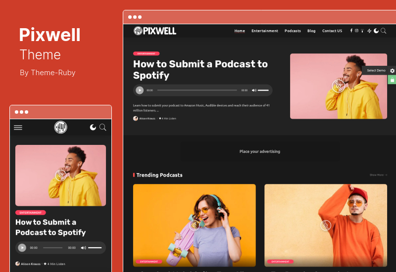 ธีม Pixwell - ธีม WordPress นิตยสารสมัยใหม่