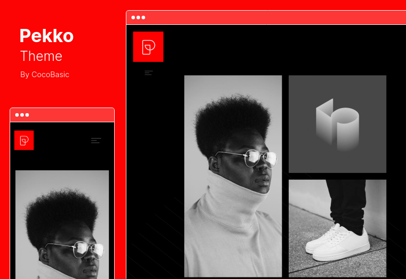 Pekko Theme – Minimales dunkles WordPress-Theme