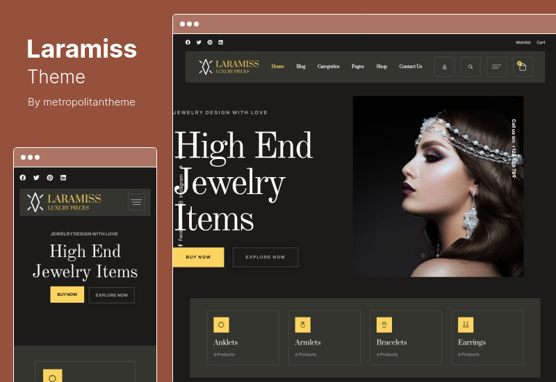 Laramiss Theme - Elementor ธีม WordPress หรูหราอเนกประสงค์