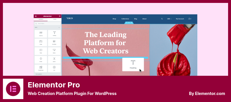 ปลั๊กอิน Elementor Pro - ปลั๊กอินแพลตฟอร์มการสร้างเว็บสำหรับ WordPress