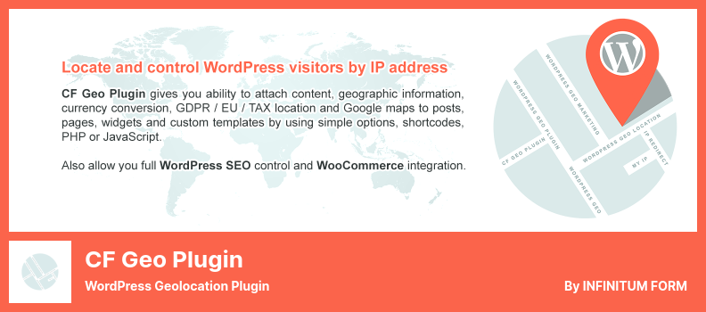 CF Geo Plugin - Plugin de geolocalizare WordPress