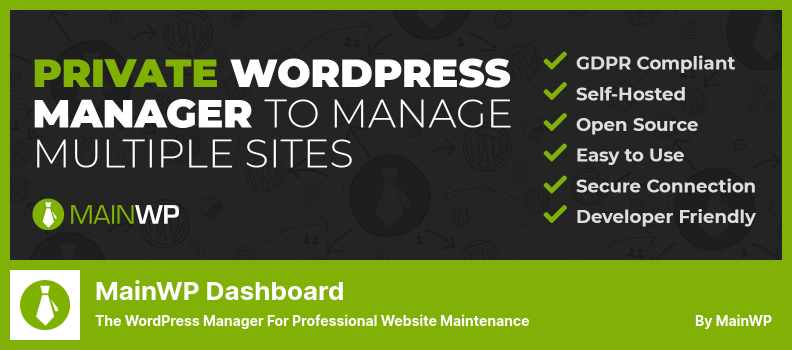 MainWP Dashboard Plugin - Managerul WordPress pentru întreținerea profesională a site-urilor web