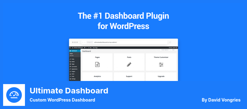 Ultimate Dashboard Plugin - แดชบอร์ด WordPress แบบกำหนดเอง