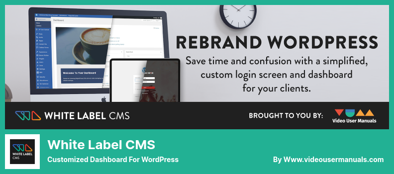 Plugin CMS en marque blanche - Tableau de bord personnalisé pour WordPress