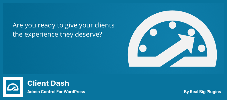 Complemento Client Dash - Control de administración para WordPress