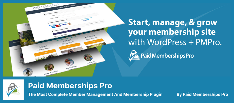 Plugin Paid Memberships Pro - O mais completo plugin de gerenciamento e associação de membros