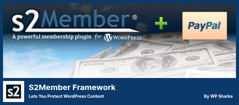 s2Member Framework Plugin - Ermöglicht den Schutz von WordPress-Inhalten