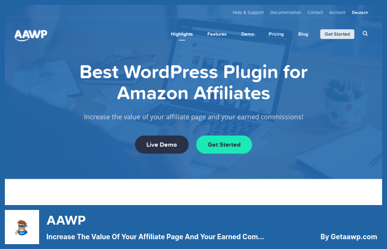 Plugin AAWP - Augmentez la valeur de votre page d'affiliation et de vos commissions gagnées