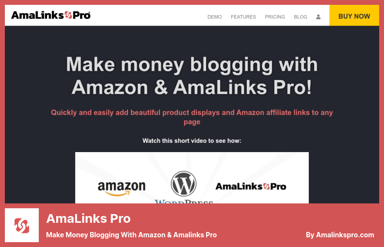 AmaLinks Proプラグイン-Amazon＆AmalinksProでブログを稼ぐ