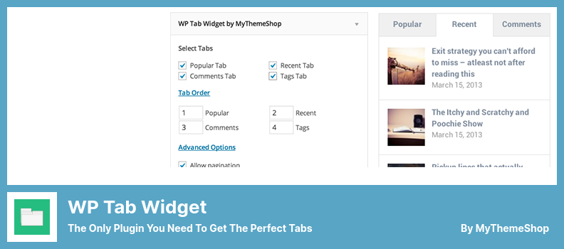 WP Tab Widget Plugin - jedyna wtyczka, której potrzebujesz, aby uzyskać idealne karty