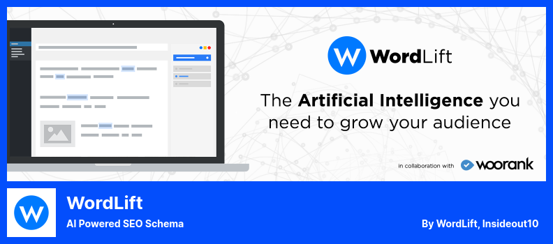 Plugin WordLift - Schéma de référencement optimisé par l'IA