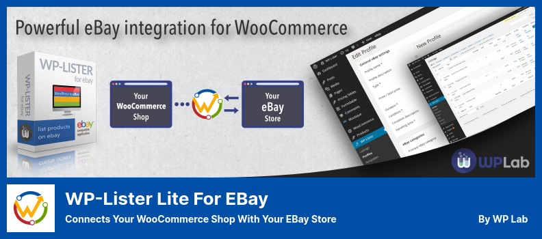 eBay Eklentisi için WP-Lister Lite - WooCommerce Mağazanızı eBay Mağazanıza Bağlar