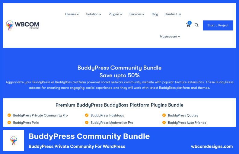 Plugin del bundle della community di BuddyPress - Comunità privata di BuddyPress per WordPress