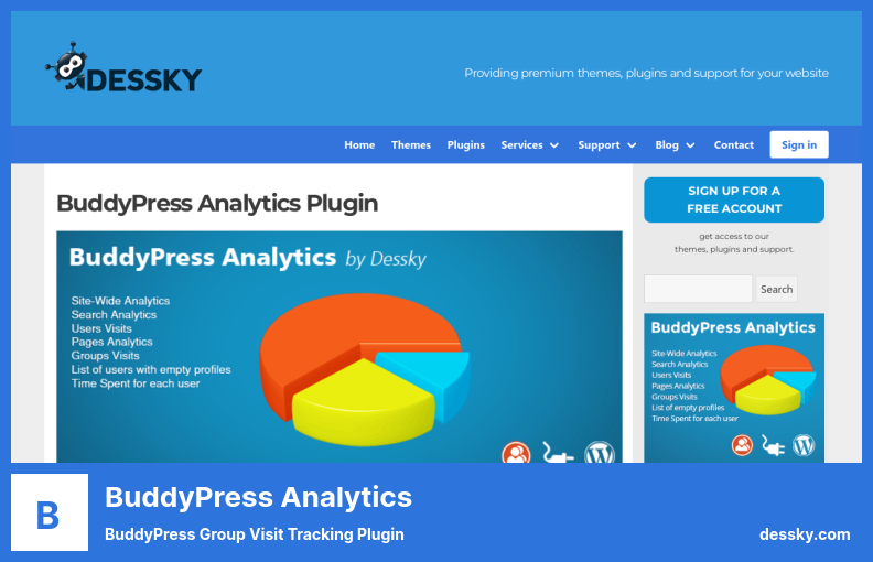 Plugin di analisi BuddyPress - Plugin di monitoraggio delle visite del gruppo BuddyPress