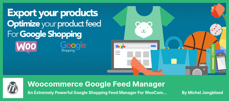 WooCommerce Google Feed Manager 플러그인 - WooCommerce 웹 상점을 위한 매우 강력한 Google 쇼핑 피드 관리자