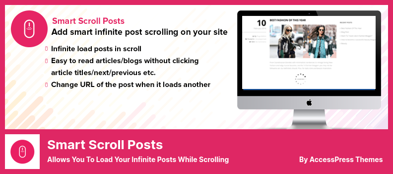 ปลั๊กอิน Smart Scroll Posts - ให้คุณโหลดโพสต์ที่ไม่มีที่สิ้นสุดของคุณขณะเลื่อน