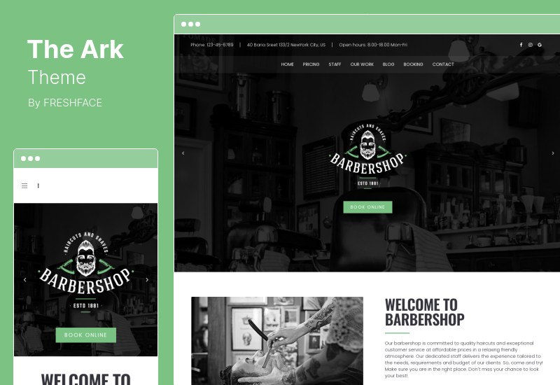 The Ark Theme - Thème WordPress conçu pour les freelances