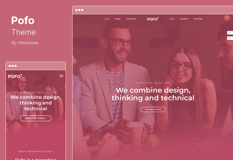 Tema Pofo - Tema WordPress de Portfólio Criativo para Blog