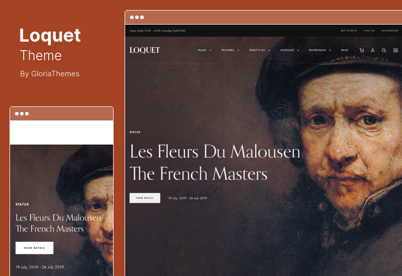 Thème Loquet - Thème WordPress Histoire du musée