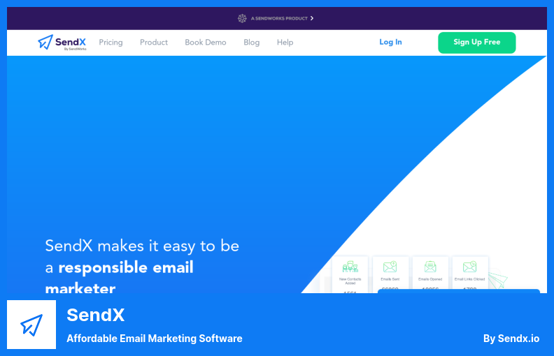 Plugin SendX - Software de marketing por e-mail acessível