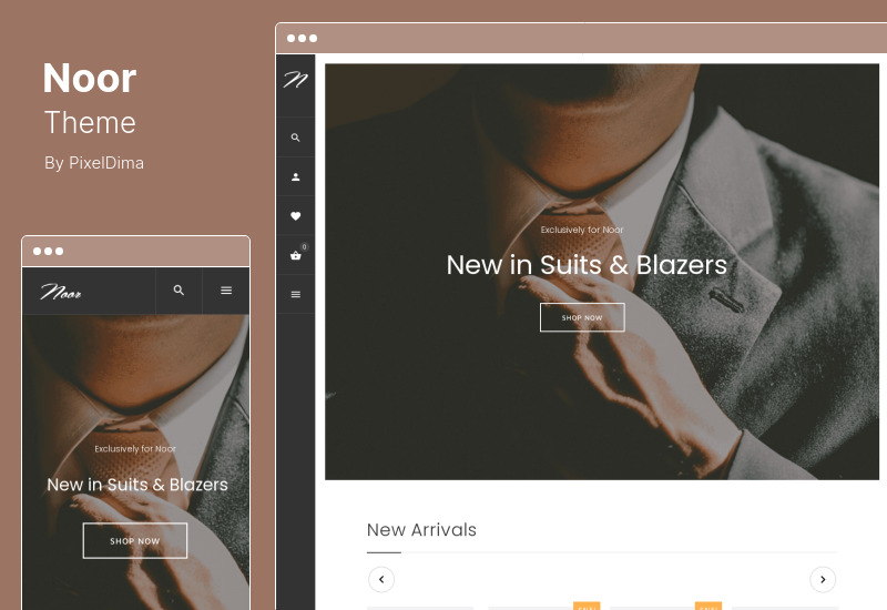 Noor Theme - Minimalny uniwersalny motyw WordPress, AMP RTL