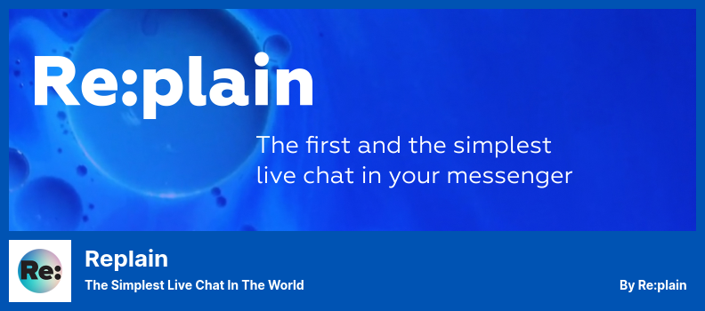 Replain Plugin - O chat ao vivo mais simples do mundo