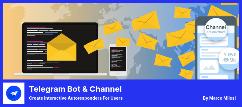 Telegram Bot & Channel Plugin - 为用户创建交互式自动回复