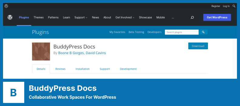 BuddyPress Docs Plugin - WordPress 的协作工作空间