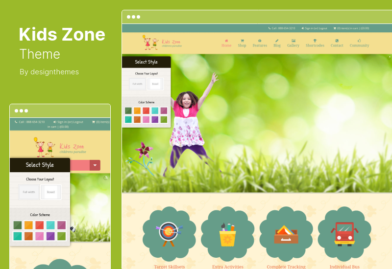 ธีม Kids Zone - ธีม WordPress สำหรับเด็ก