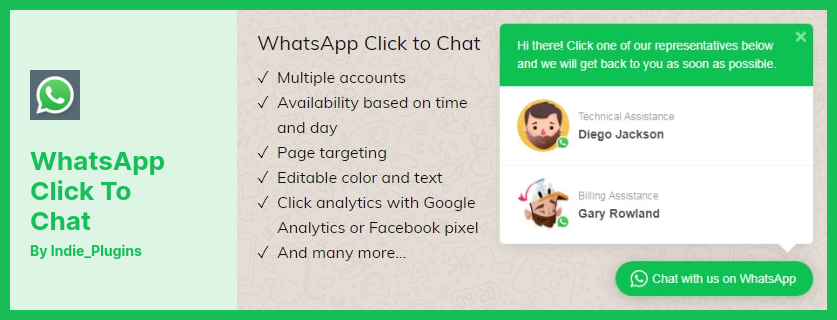 WhatsApp Click to Chat Plugin – ein WhatsApp Plugin für Ihren Kundensupportkanal