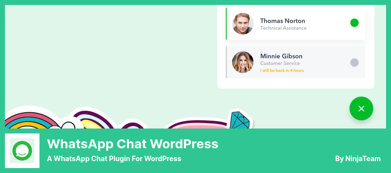 WhatsApp Chat WordPress Plugin - ein WhatsApp Chat Plugin für WordPress