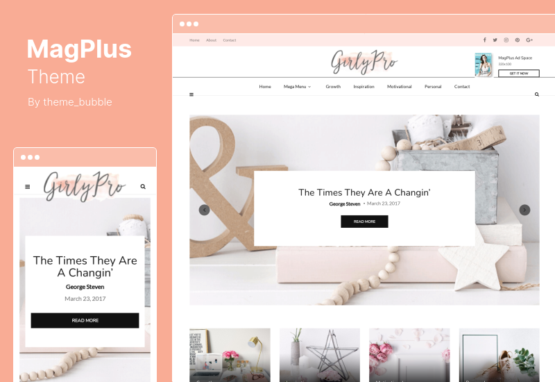 Tema MagPlus - Blog, Tema WordPress Magazine Elementor