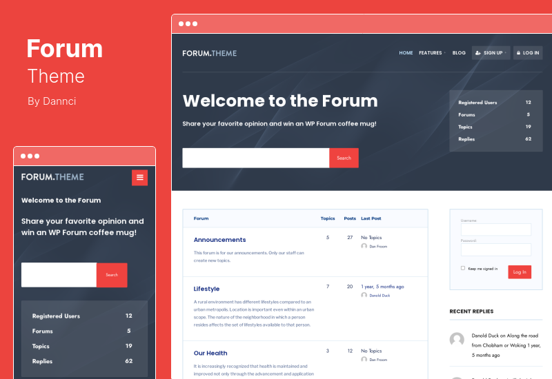 Tema do Fórum - Um tema responsivo para o plugin bbPress WordPress Theme