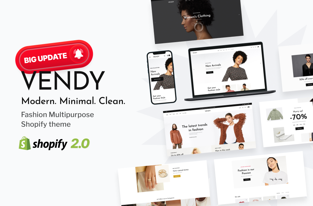 Shopify di prodotti basati su Vendy-saas