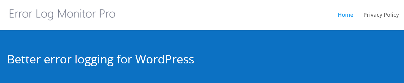 Error Log Monitor è uno dei migliori plugin per il registro delle attività di WordPress.