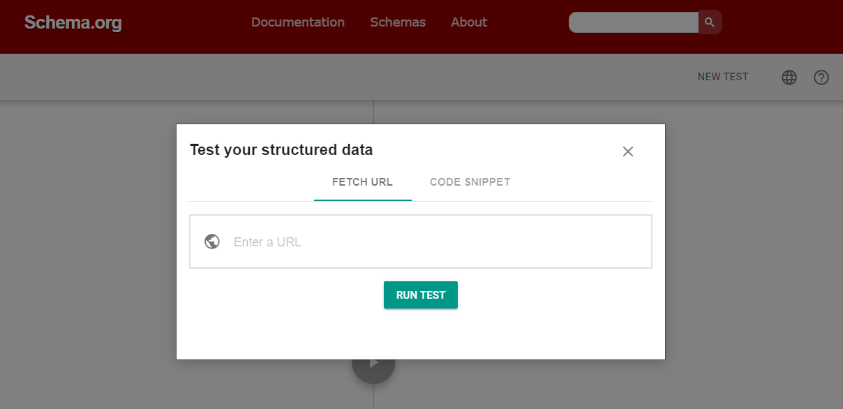 Lo strumento di test Schema.org