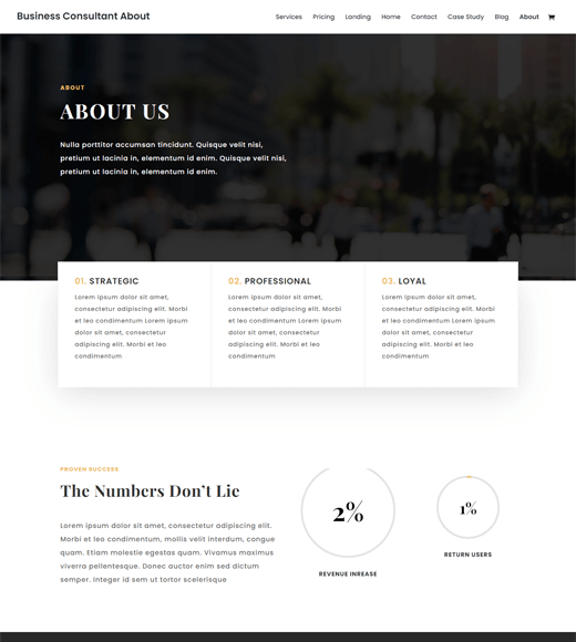 Divi Education Consultancy WordPress-Theme