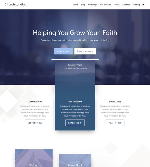 Divi Church WordPress 主题