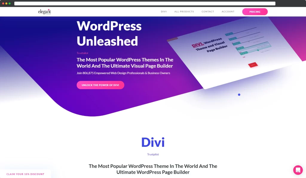 Divi — Tema WordPress Terbaik & Pembuat Halaman Visual