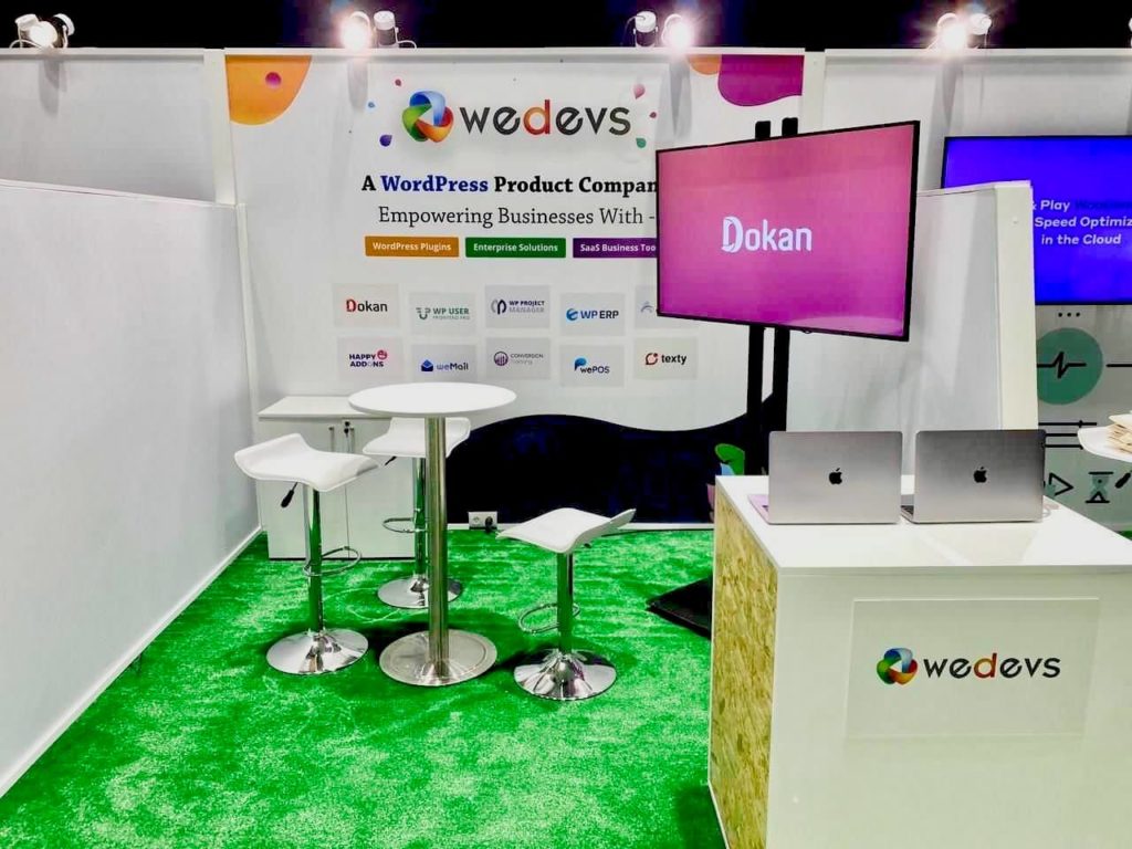 weDevs Wordcamp Europe Stand