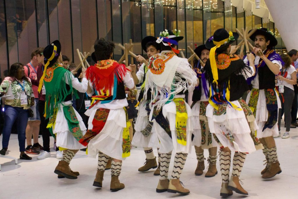 Traditionelle portugiesische Musikaufführung