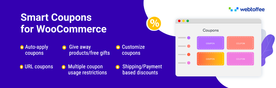 1. WooCommerce 優惠券的智能優惠券