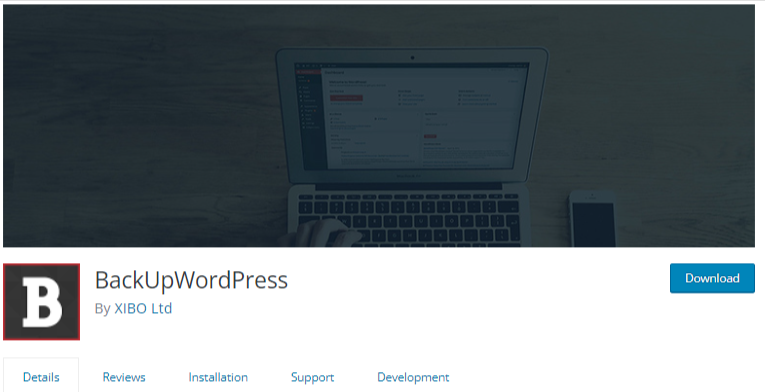 BackUpWordPress- บริการสำรองข้อมูล WordPress ที่ดีที่สุด