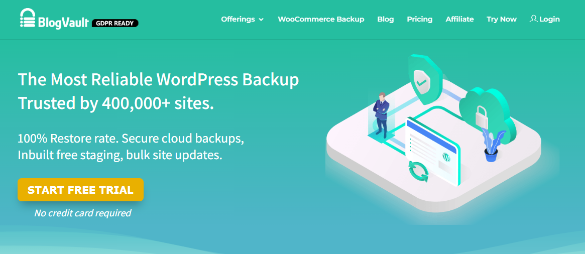 BlogVault- Melhores serviços de backup do WordPress